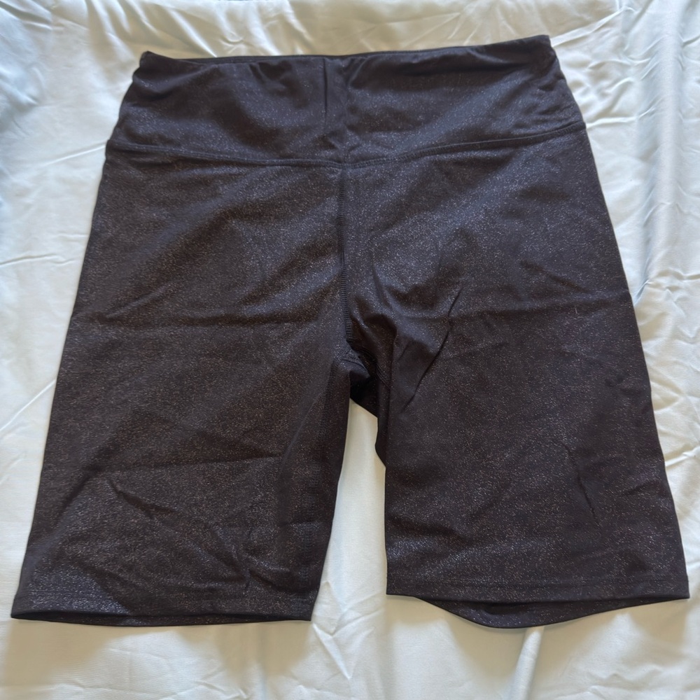 Zenana Outfitters Black Bike Shorts with Elastic Waistband
